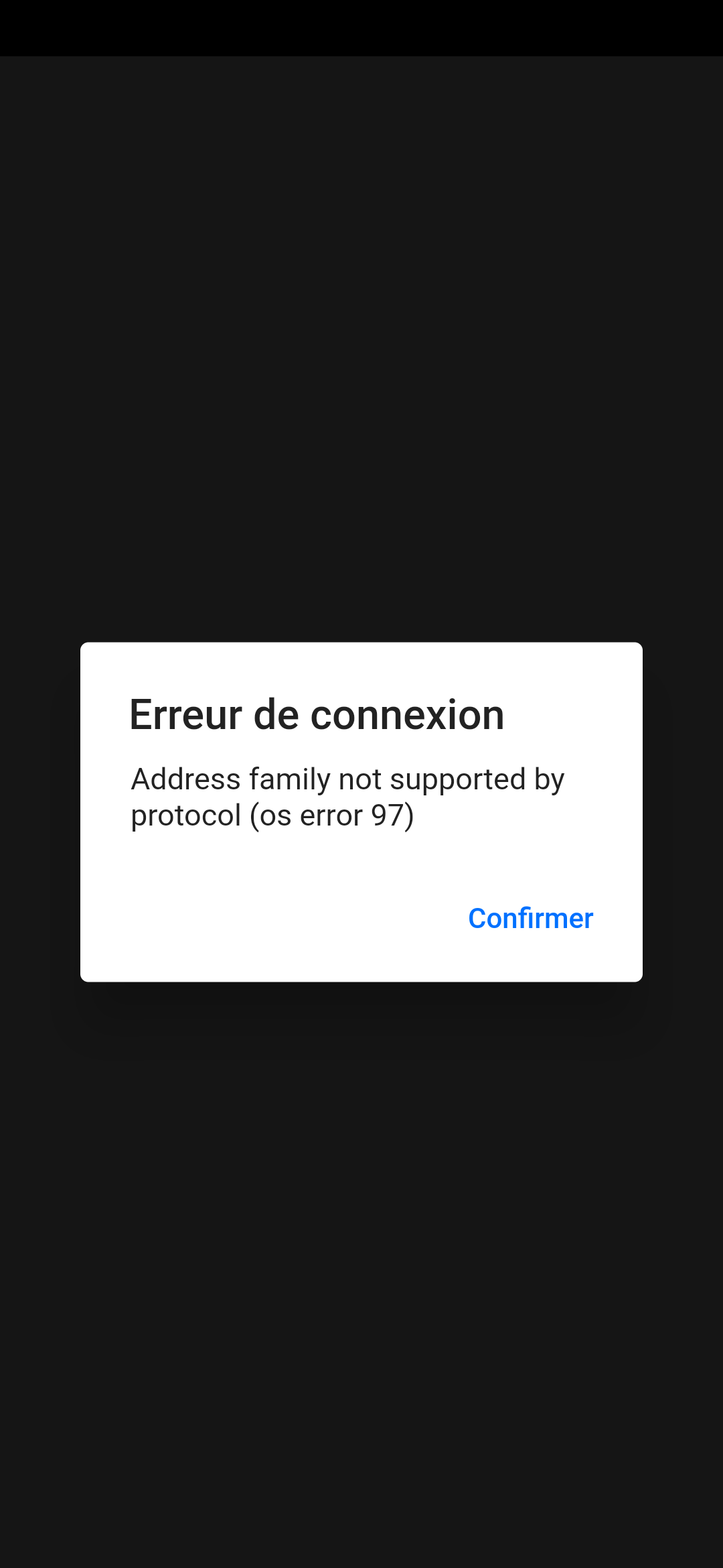 Hostname issues on RustDesk Android App （Address family not supported