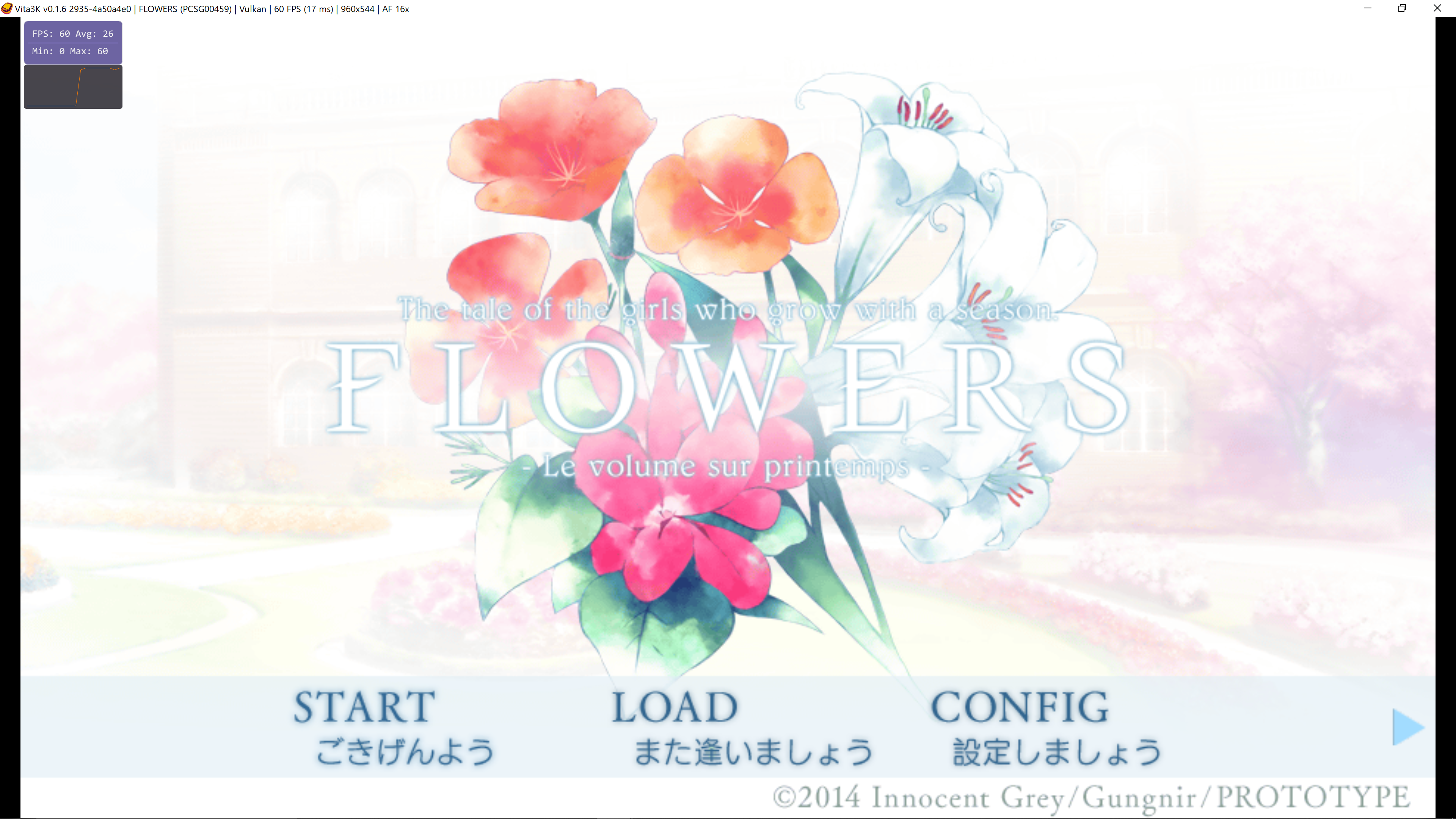 FLOWERS [PCSG00459] · Issue #1073 · Vita3K/compatibility · GitHub