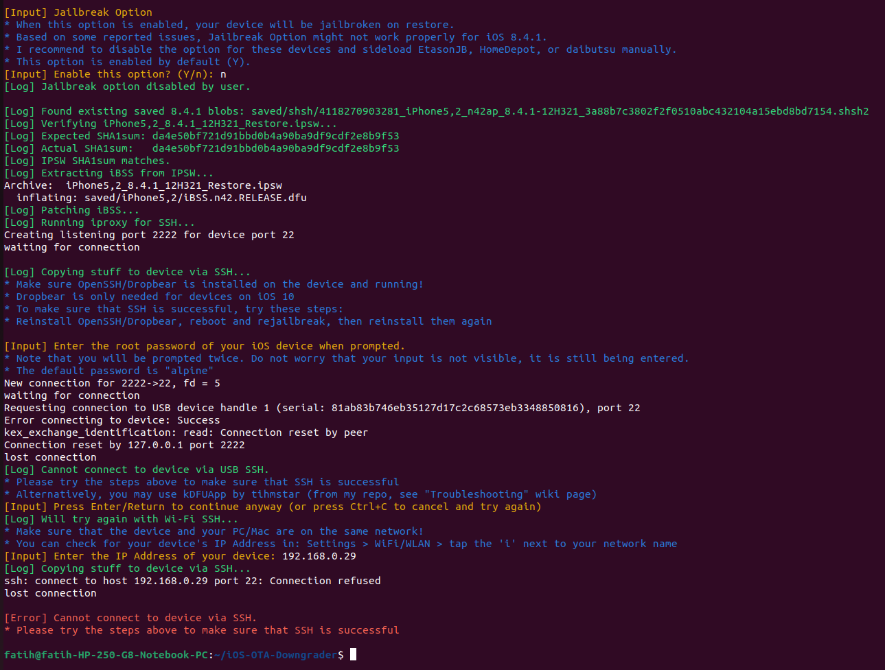 Cant Connect With Ssh Issue 210 Lukezgd Legacy Ios Kit Github Cant Connect With Ssh Issue 210 Lukezgd Legacy Ios Kit Github