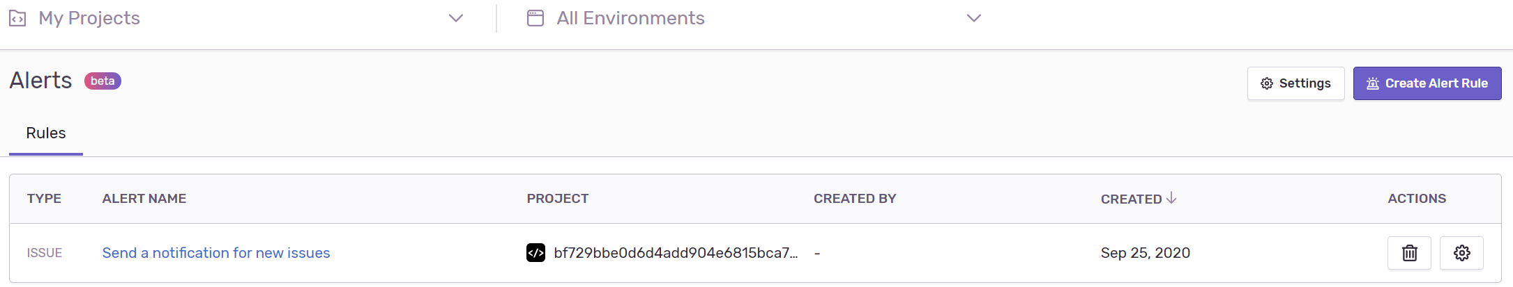 Alert rules can not be deleted when project is deleted · Issue #20997 ...