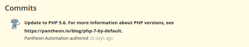 Set PHP to version 7 · Issue #9 · backdrop-ops/backdrop-pantheon · GitHub