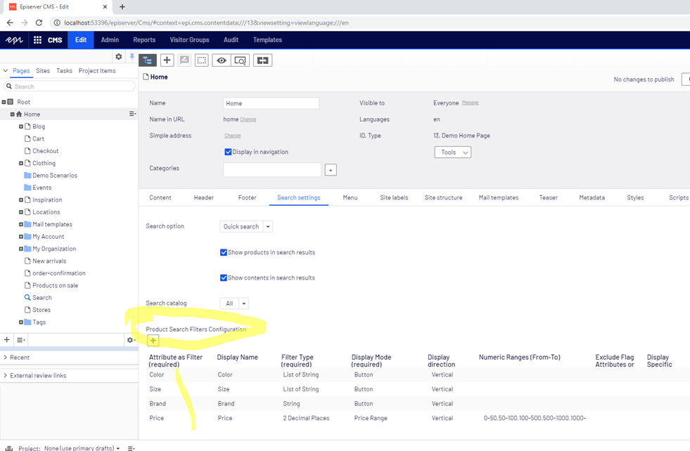 Configurable Find Facets and Search Filters · Issue #208 · episerver ...