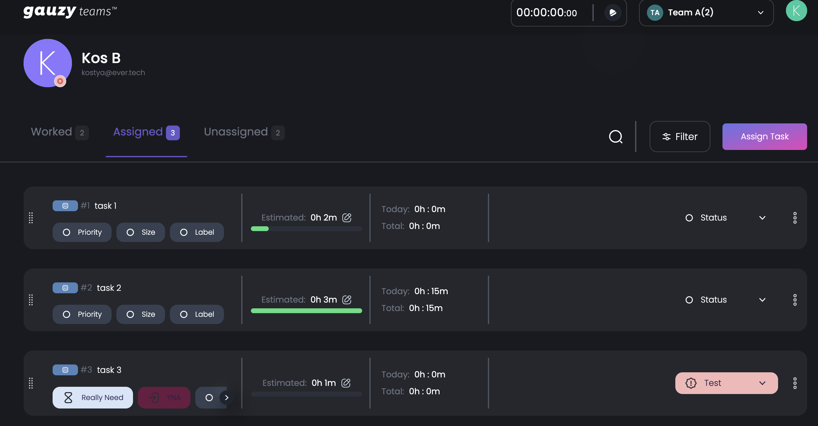 Bug | User task current status · Issue #726 · ever-co/ever-teams · GitHub