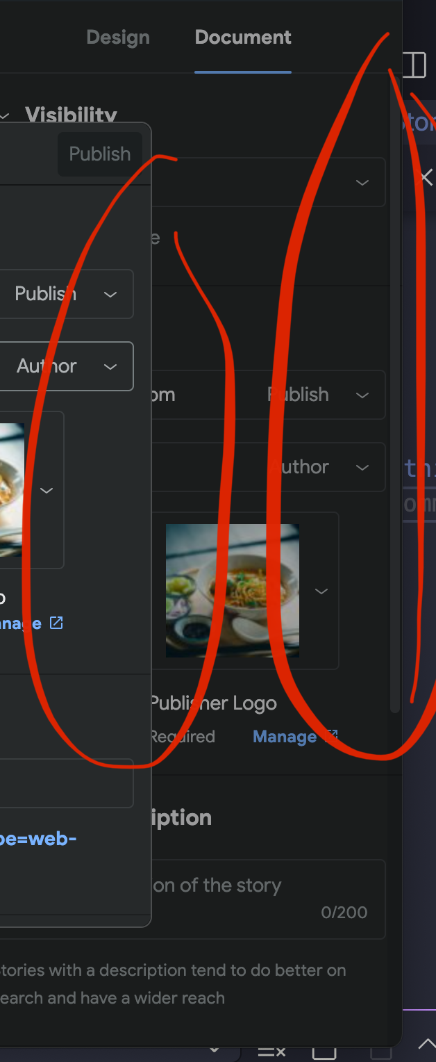 Story Details Modal Consistent Scrollbar Visibility · Issue 10619