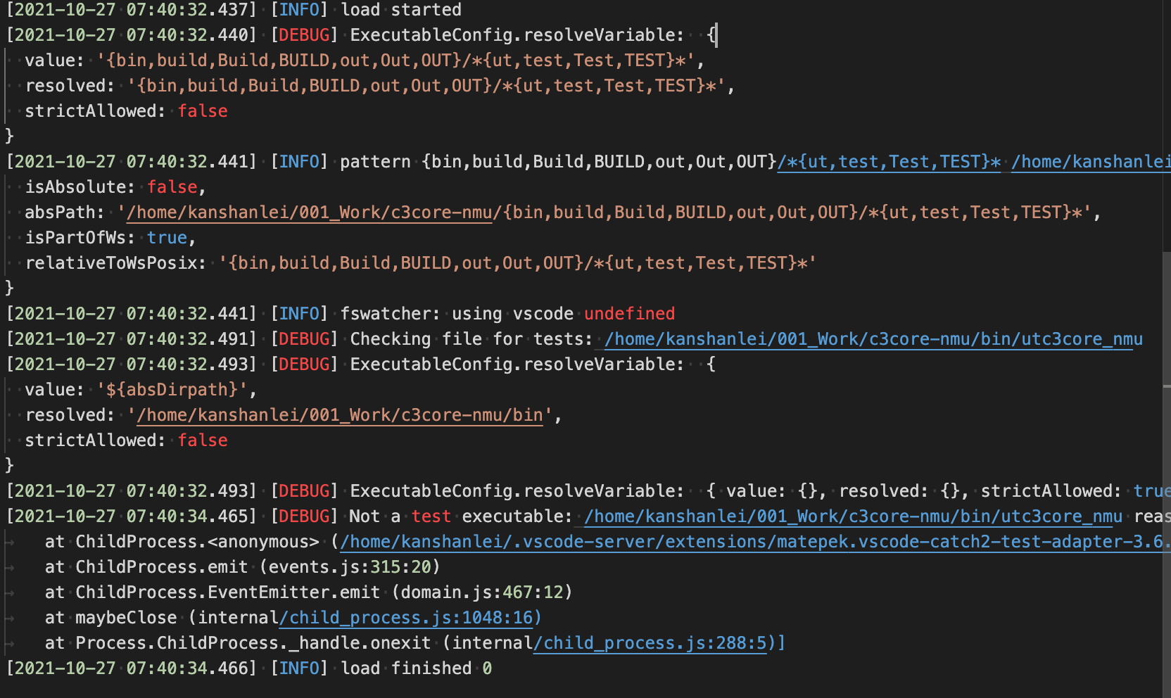 Not a test executable · Issue #293 · matepek/vscode-catch2-test-adapter ...