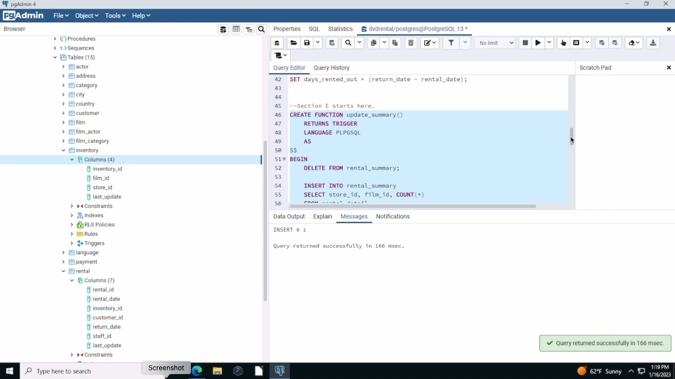 Rent Database Address GitHub - kushmirc/DVDRental: A database project in PostgreSQL analyzing ...