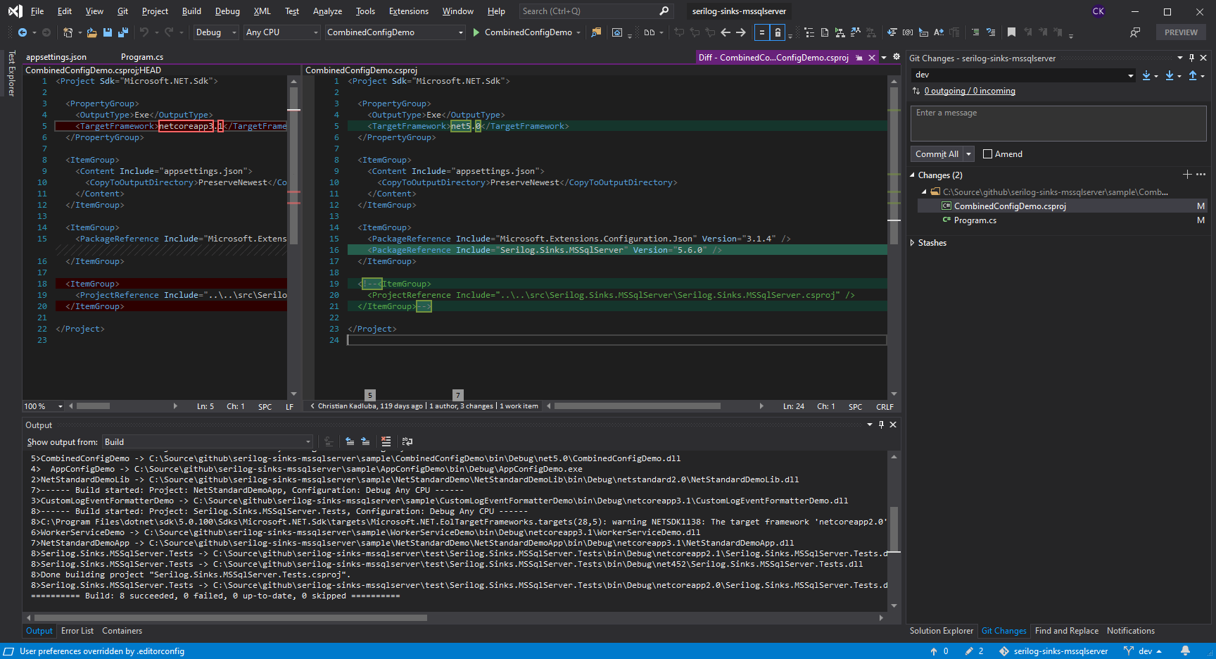 PublishSingleFile fails at runtime · Issue 331 · serilogmssql/serilogsinksmssqlserver · GitHub