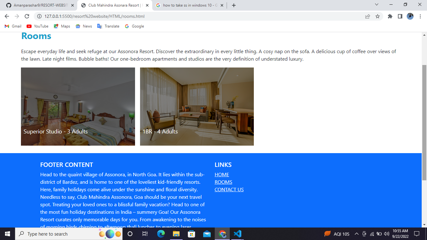 GitHub - Amanparashar9/RESORT-WEBSITE: This Resort website is made with ...