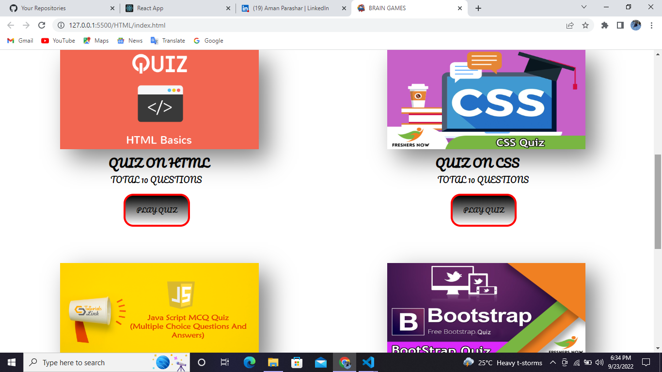 GitHub - Amanparashar9/QUIZ-WEBSITE: Quiz website name as "BRAIN GAMES ...