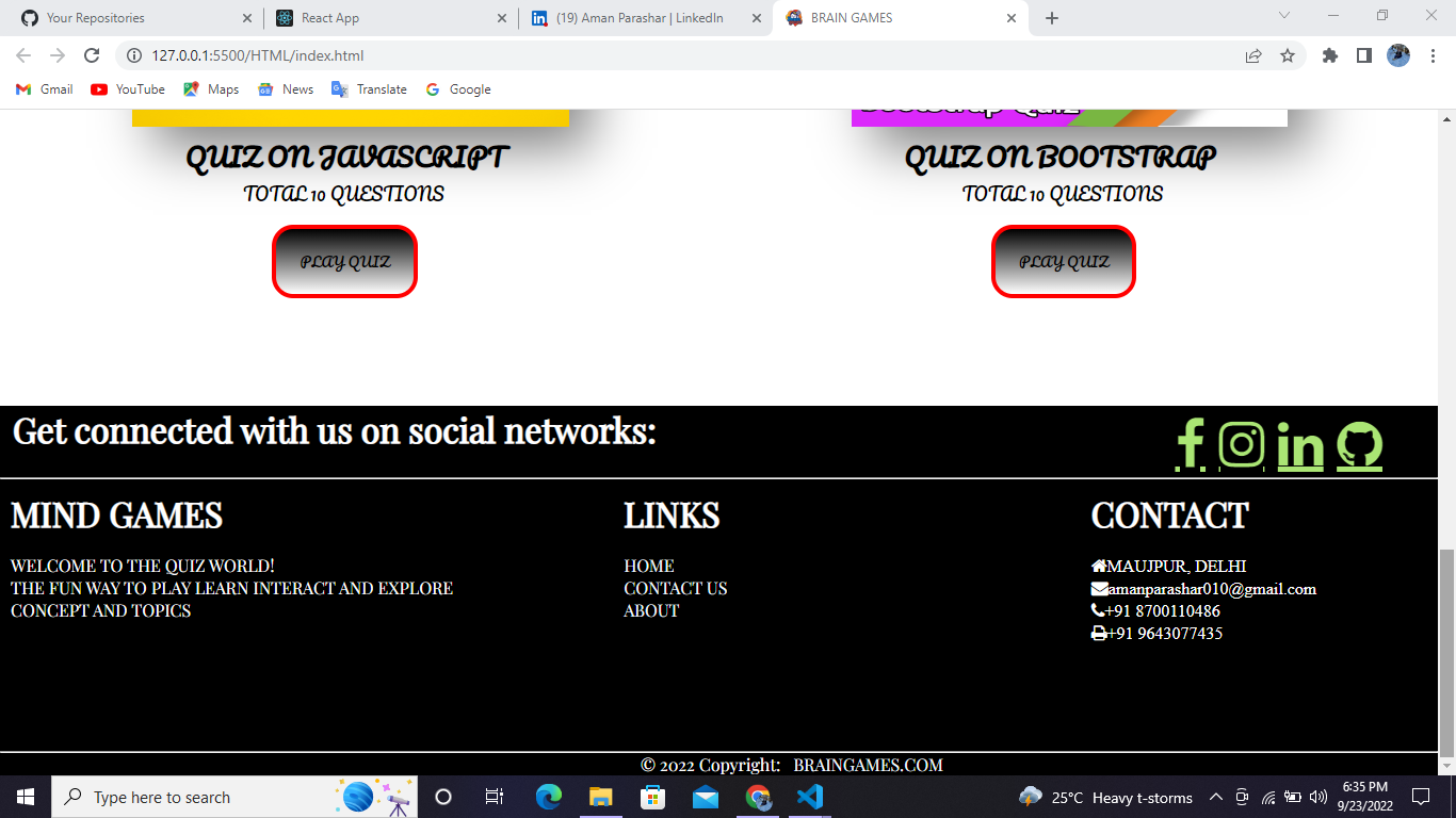 GitHub - Amanparashar9/QUIZ-WEBSITE: Quiz website name as "BRAIN GAMES ...