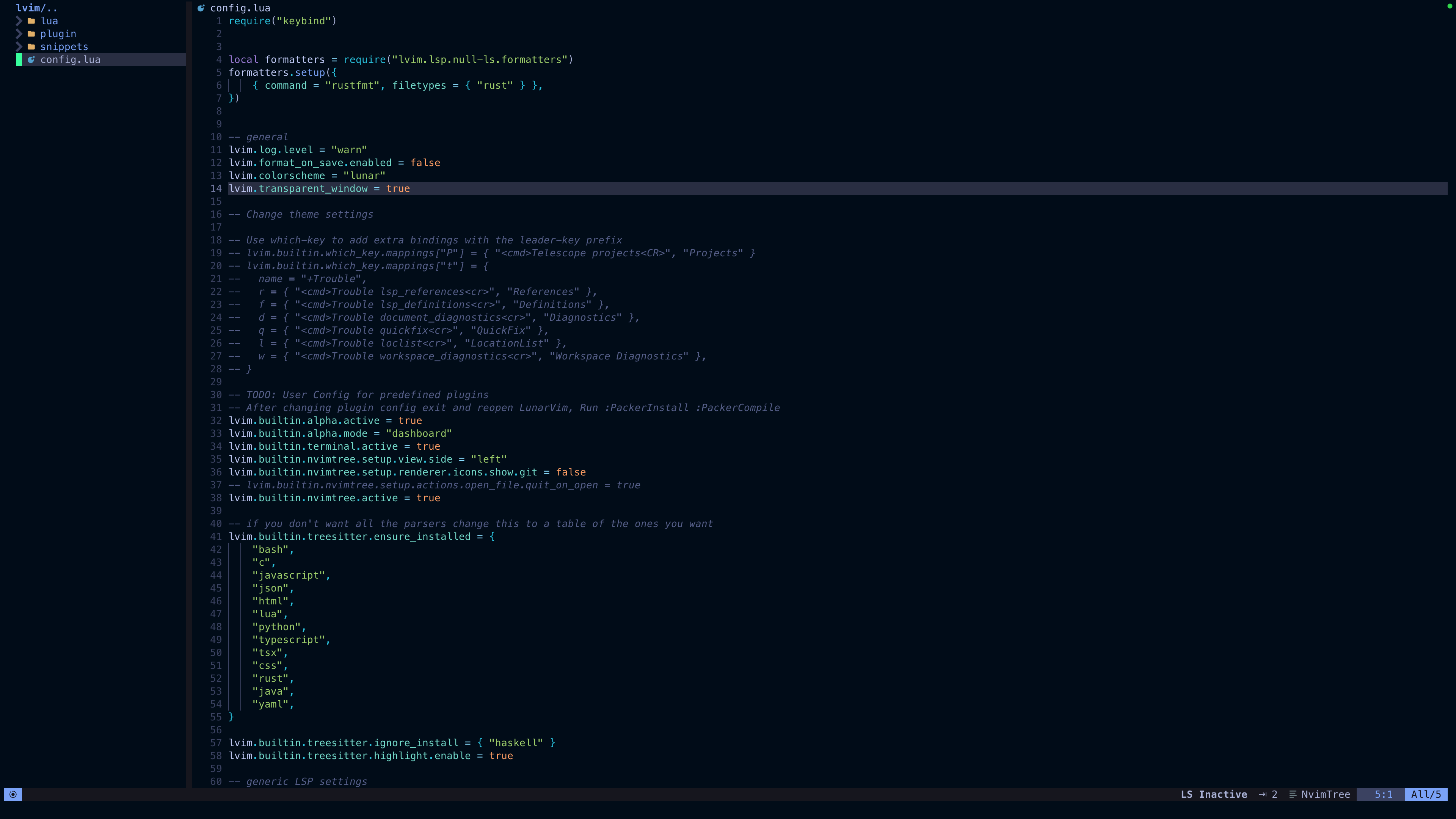Transparent window setting is not working properly in nvim-tree · Issue ...