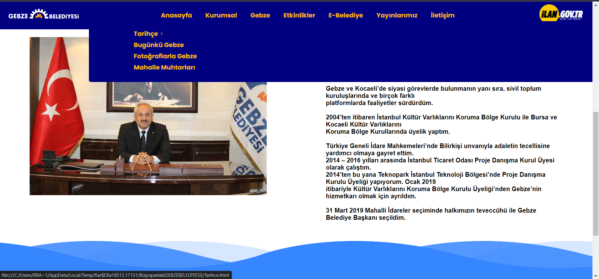 GitHub - Busraparlak/GebzeBelediyesiProjesi1-1: HTML5,CSS3 ve ...