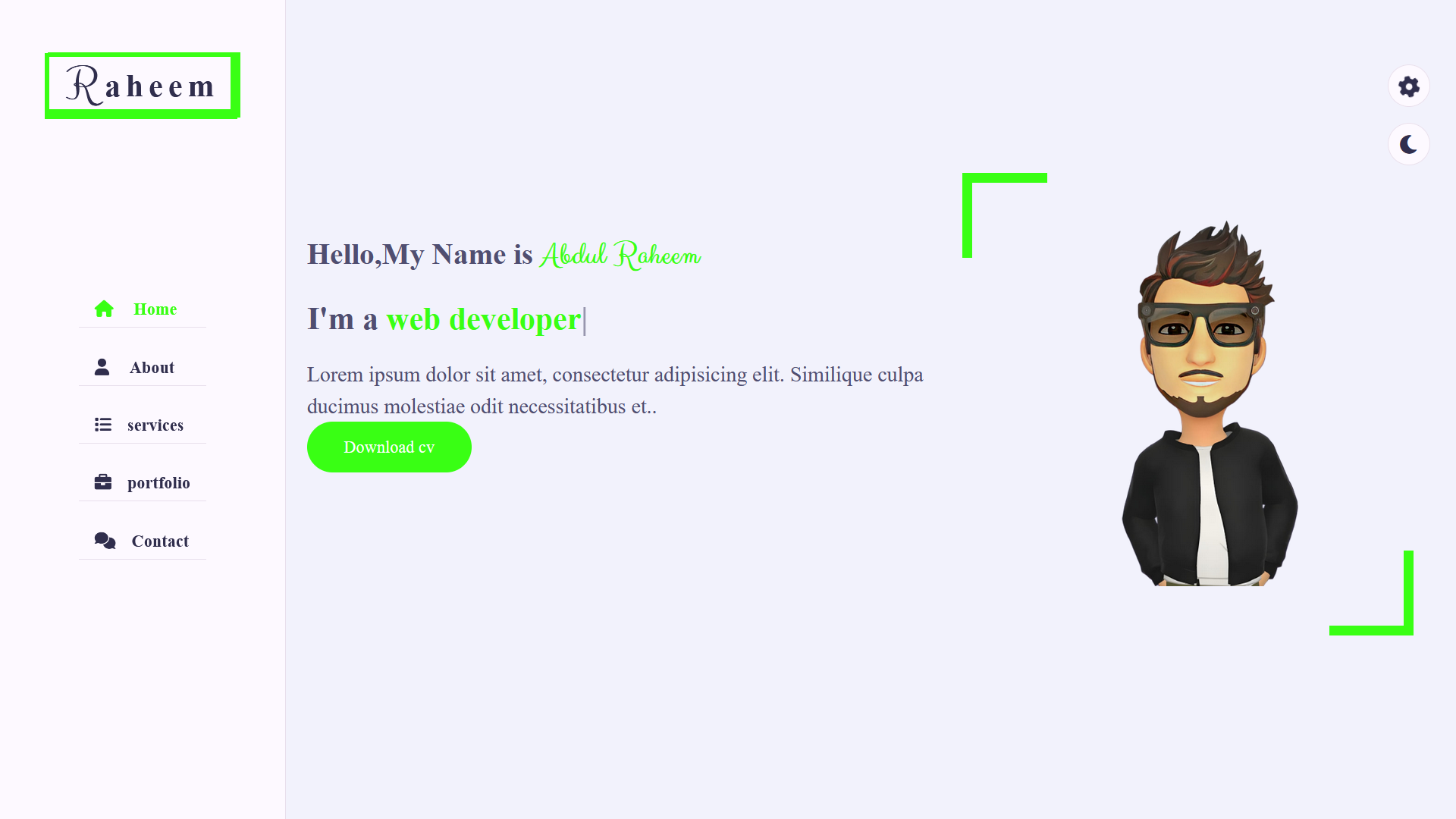 GitHub - Raheem02/Portfolio-Website-2: Portfolio Website