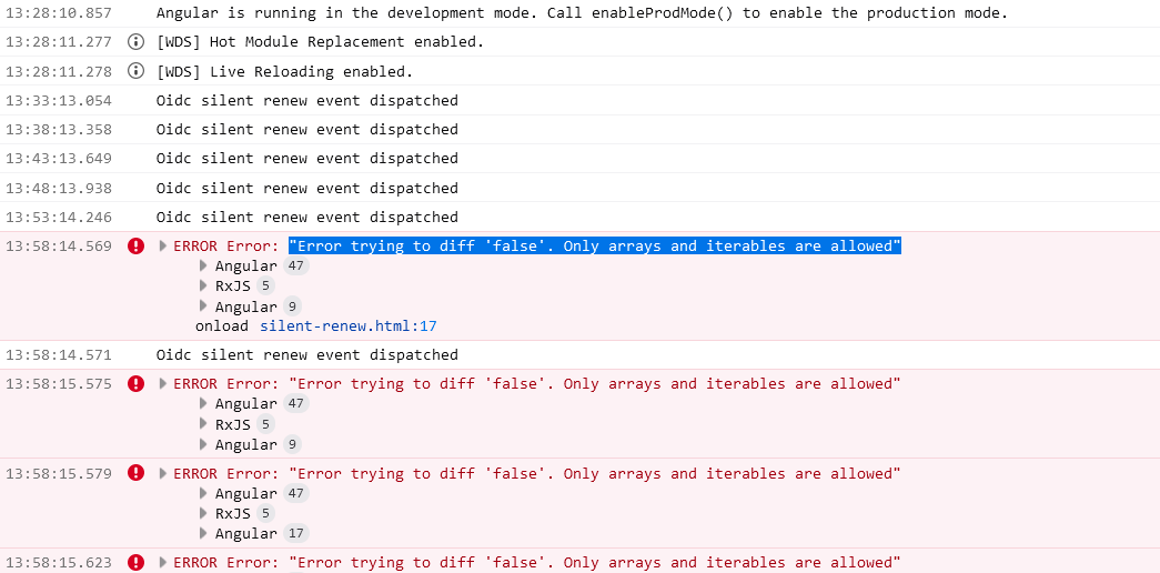 Silent not working as expected 10.0.15 · Issue #798 · damienbod/angular ...