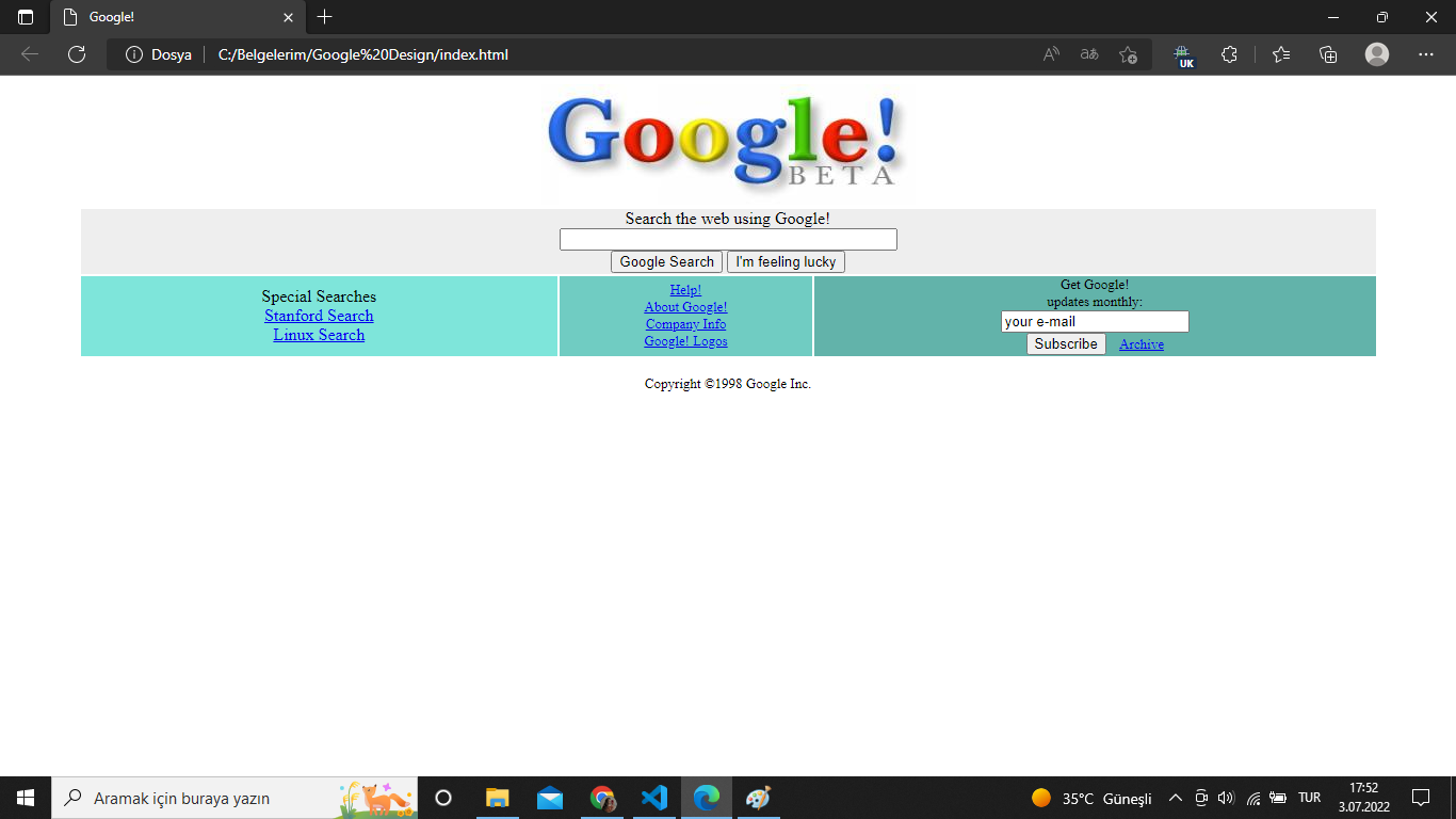GitHub - esrayarslan/Google-Design