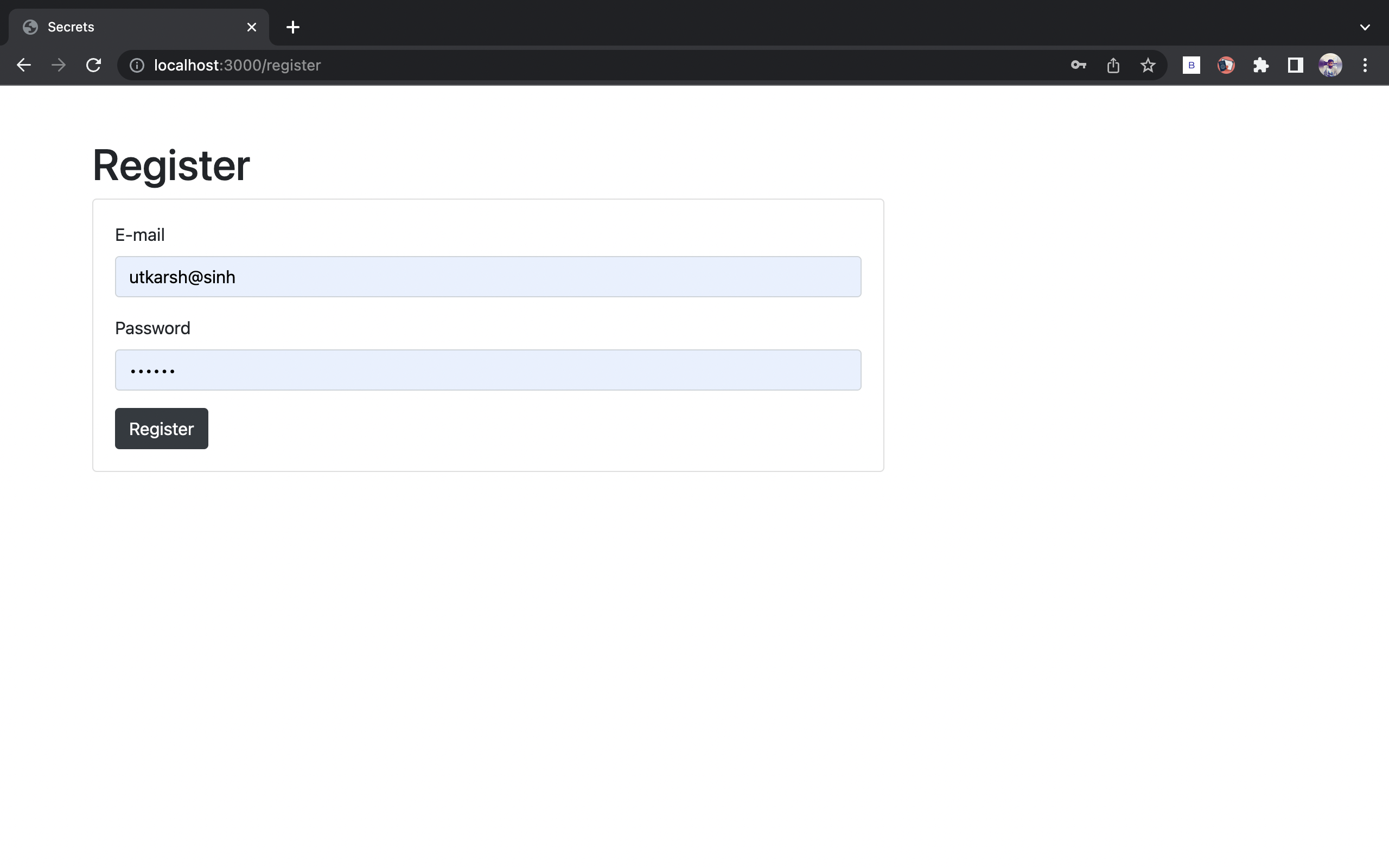 GitHub - utkarshsinh/Secrets