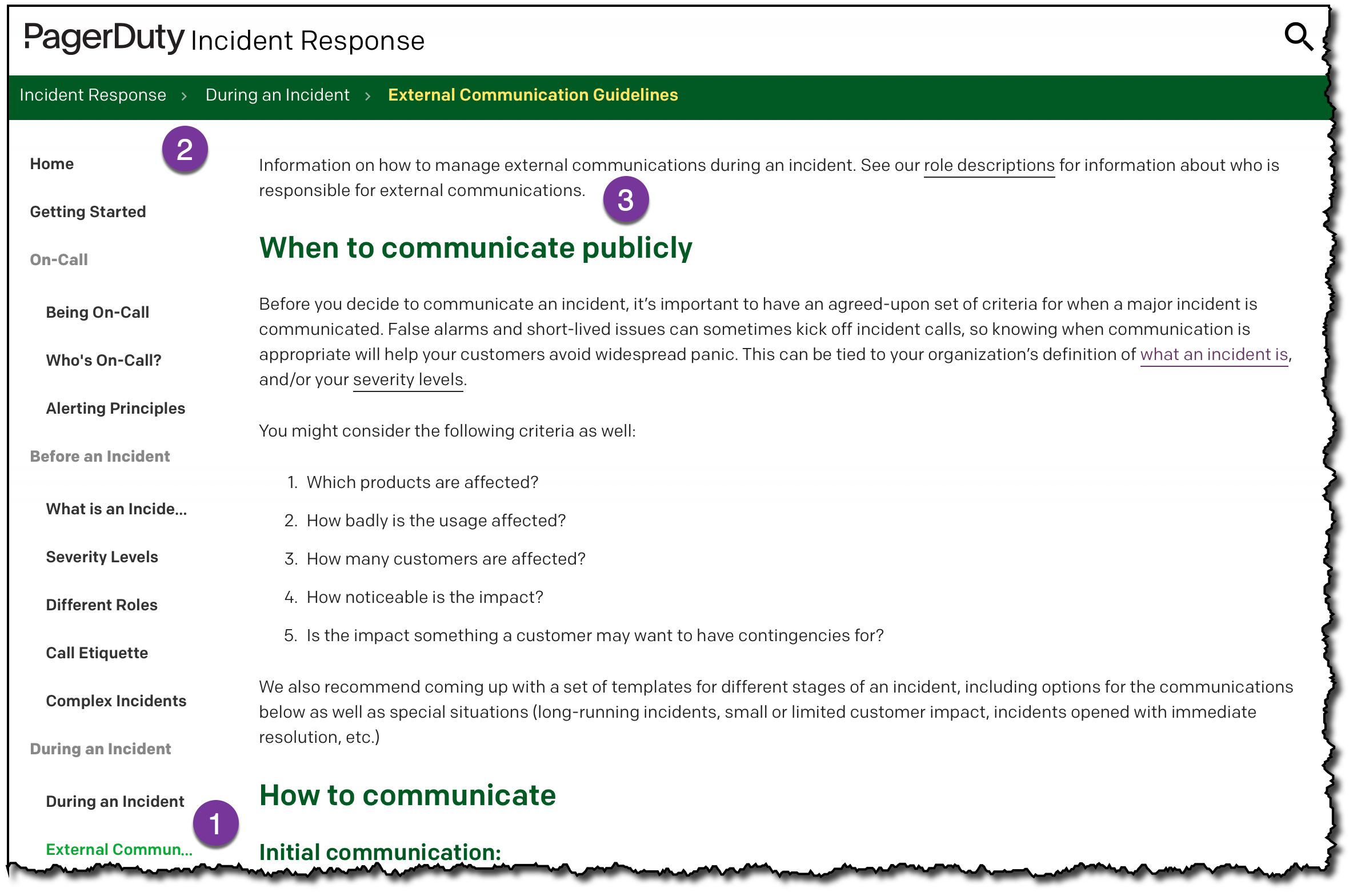External Communications Guidelines