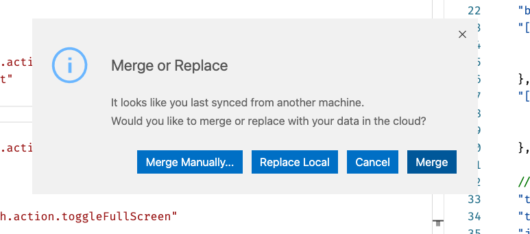Align "Accept..." and "Replace..." buttons in settings sync · Issue ...