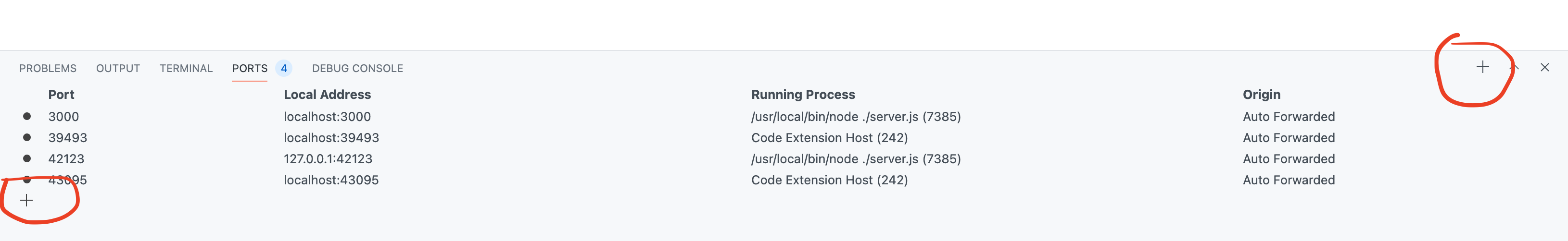 Duplicated forward port actions · Issue #117402 · microsoft/vscode · GitHub