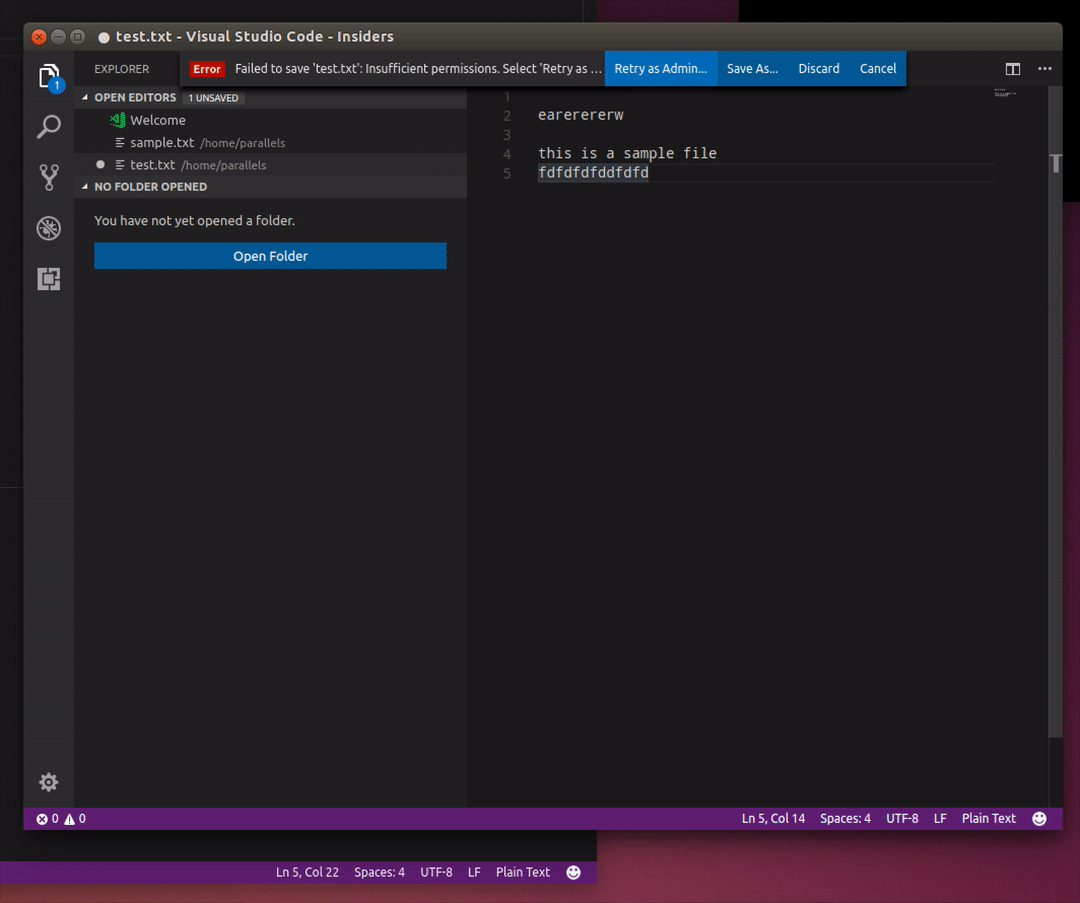 Retry as admin message goes in loop when selected Retry as admin ...