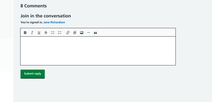 'Add comment' CTA at top of page · Issue #352 · nhsengland/futurenhs ...