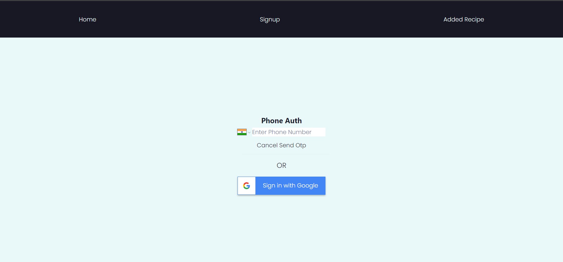 signup