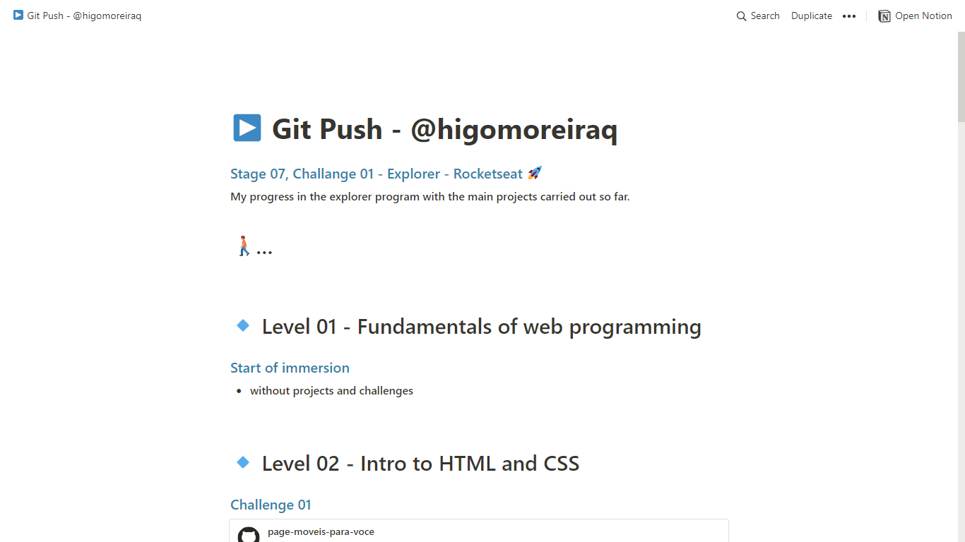 GitHub - higomoreiraq/git-push: Meu progresso no Programa Explorer da ...