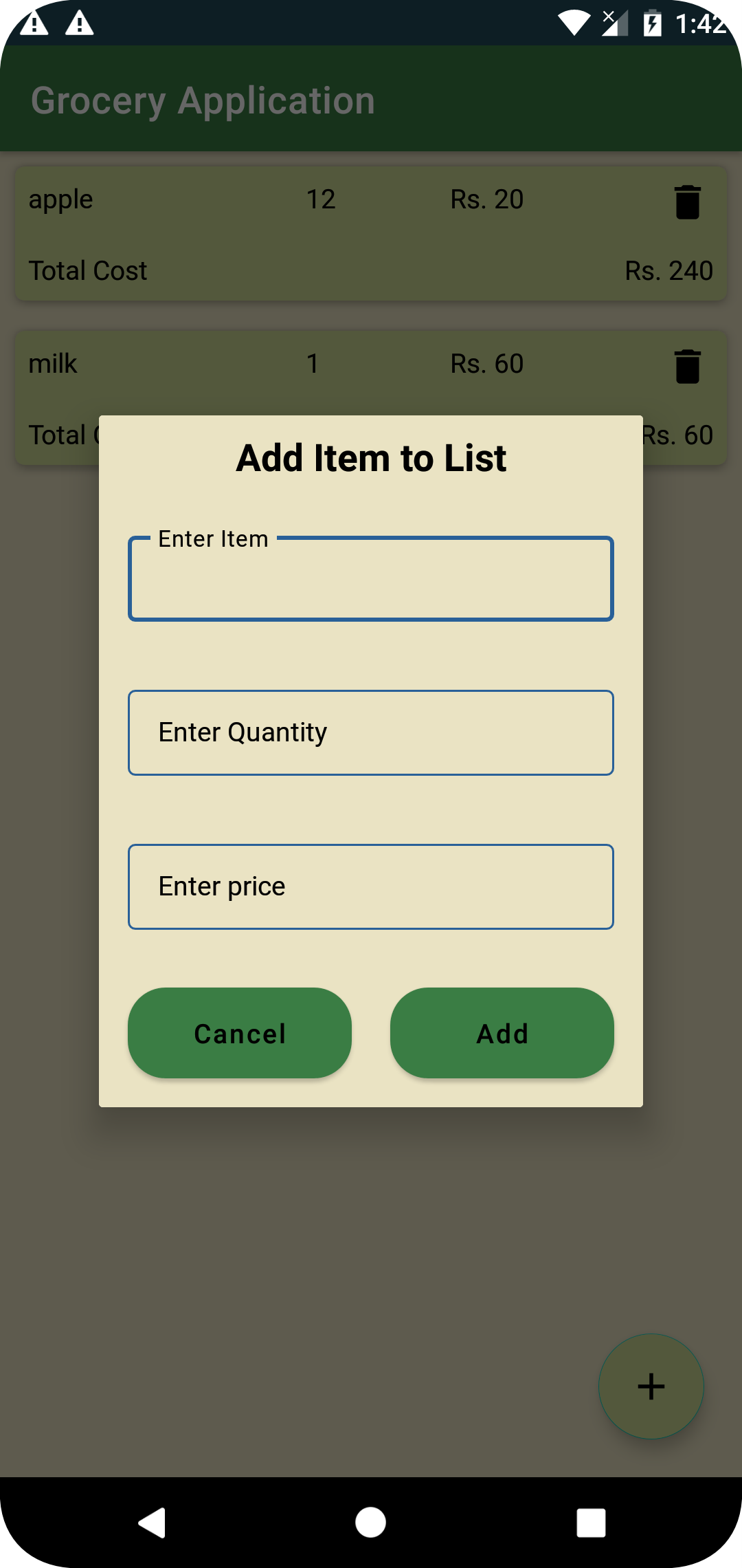 GitHub - UJAIR-SHAHA/Grocery_Application: An Application to add grocery ...
