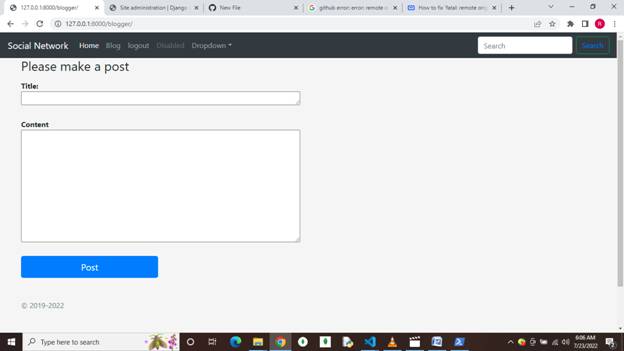 GitHub - rayicon4/Django_Blog_Project: A blog project that allows users ...