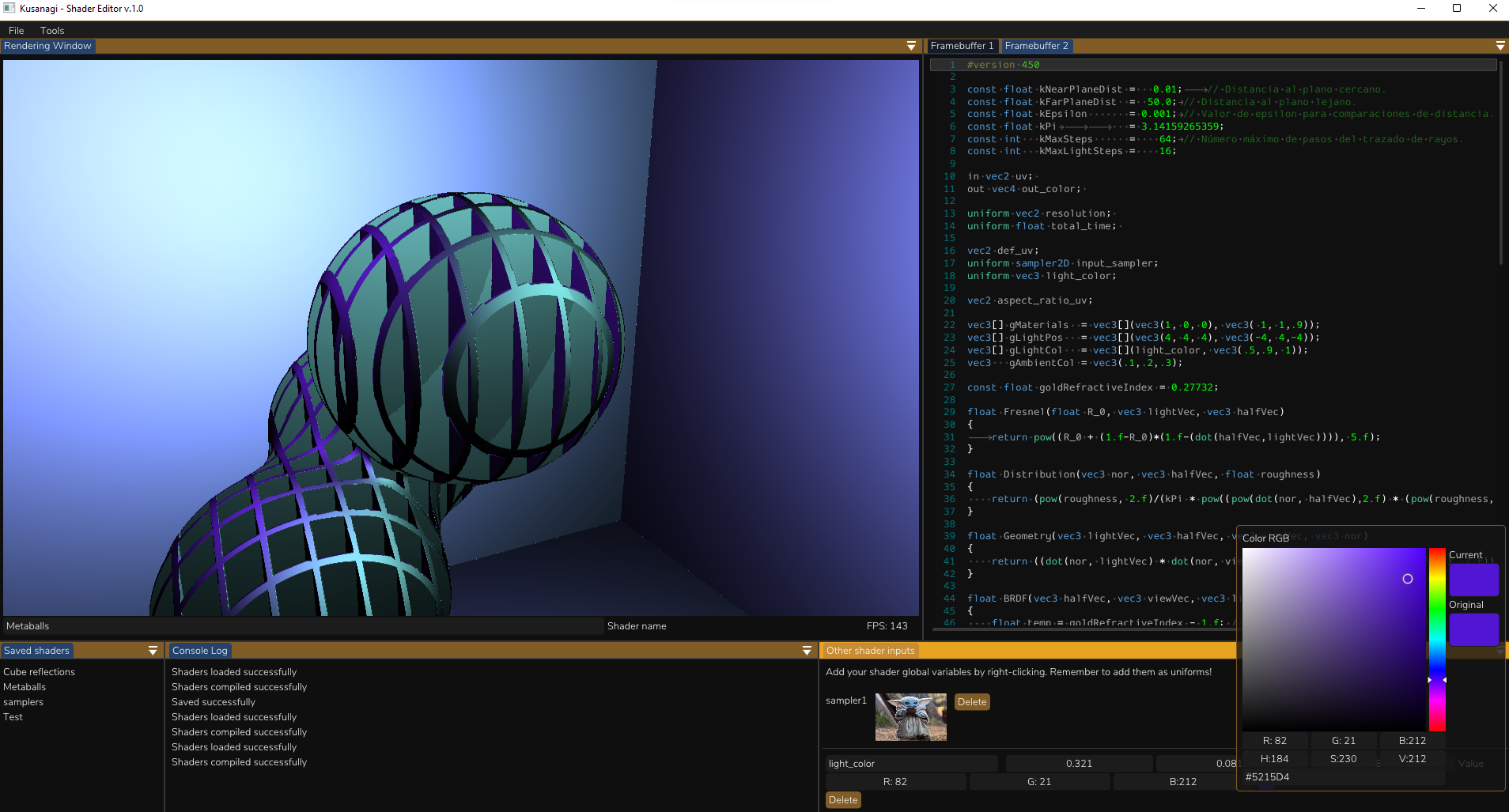 GitHub - Masgolini/Kusanagi-shader-editor