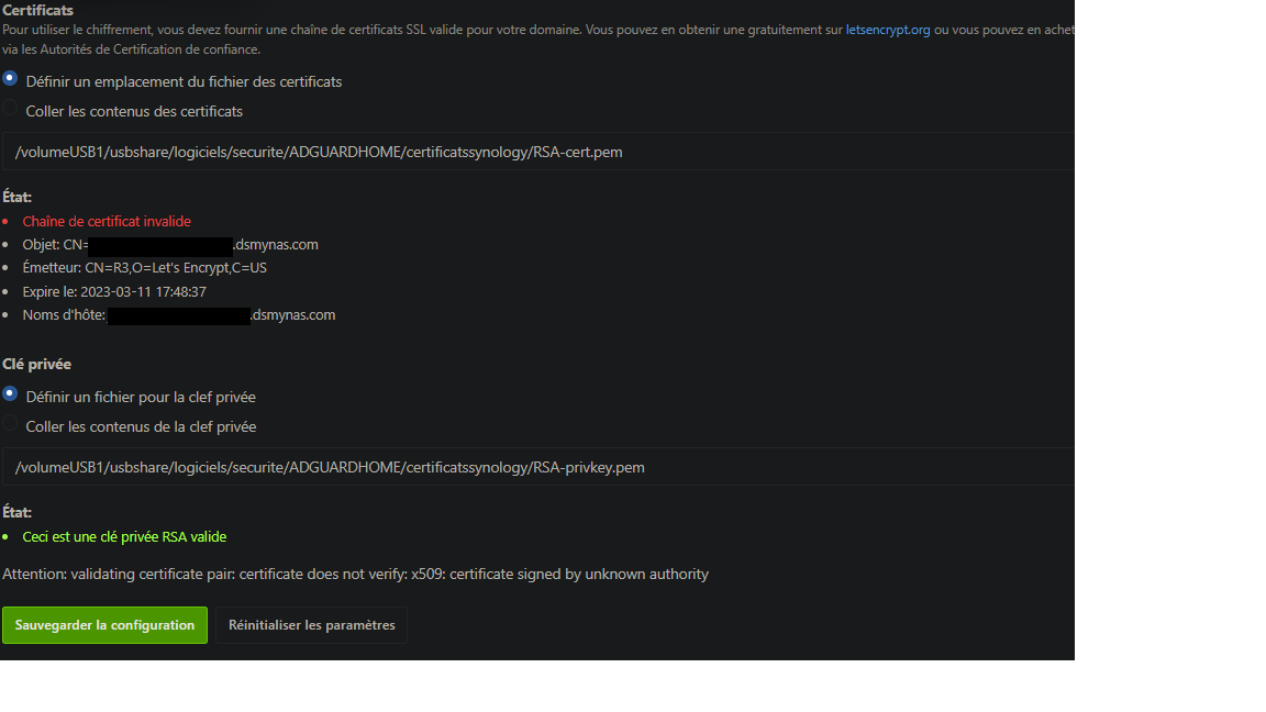 cetificats · Issue #5267 · AdguardTeam/AdGuardHome · GitHub