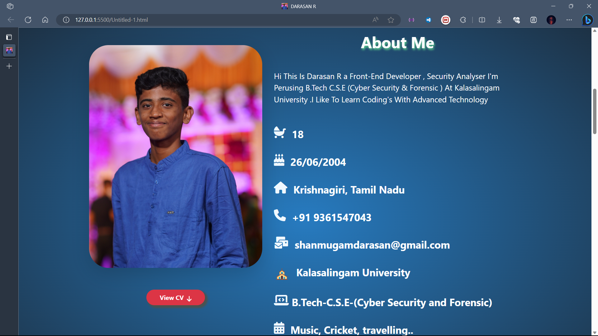 Github Shanmugamtech Portfolio