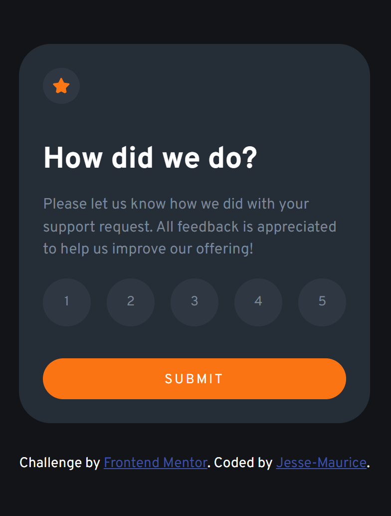 GitHub - jesse-maurice/interactive-rating-component-main