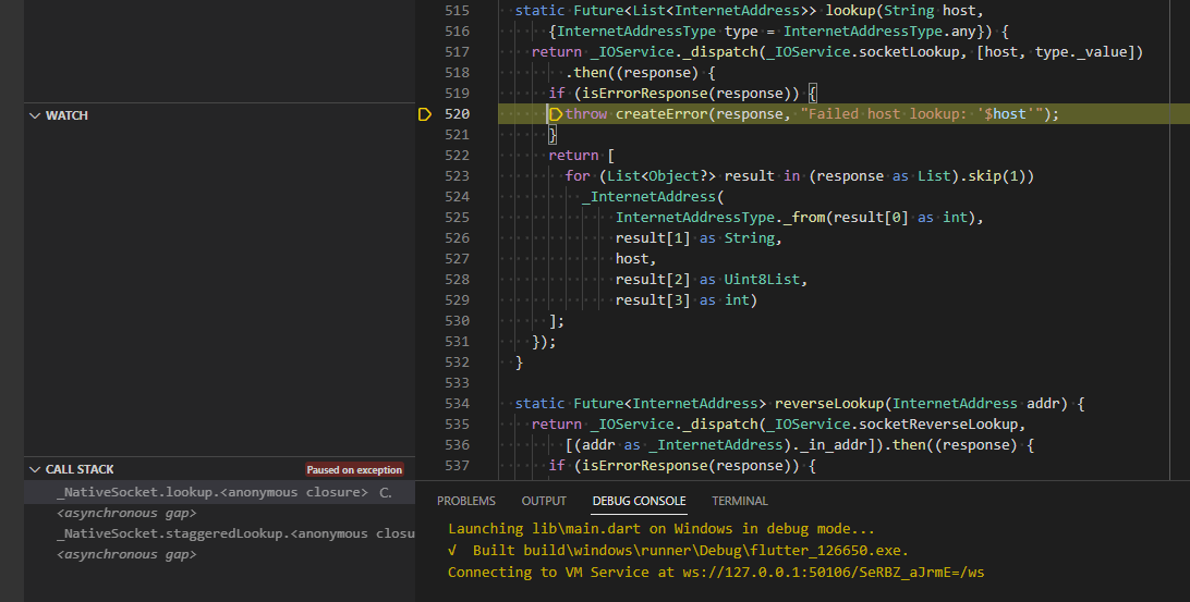 "Failed host lookup" caught exception when using http.openUrl() · Issue ...