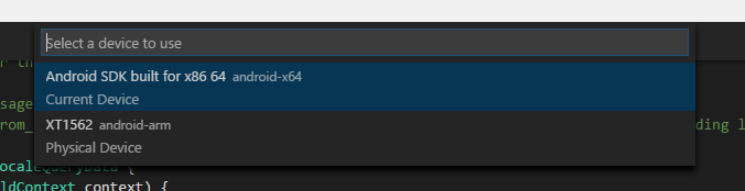Select a device