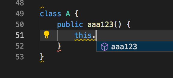 Code completion closes when typing a number as the first item instead ...