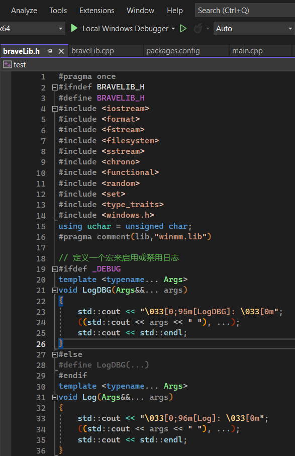 not support angle brackets for c++.png · Issue 77 · madskristensen/RainbowBraces · GitHub