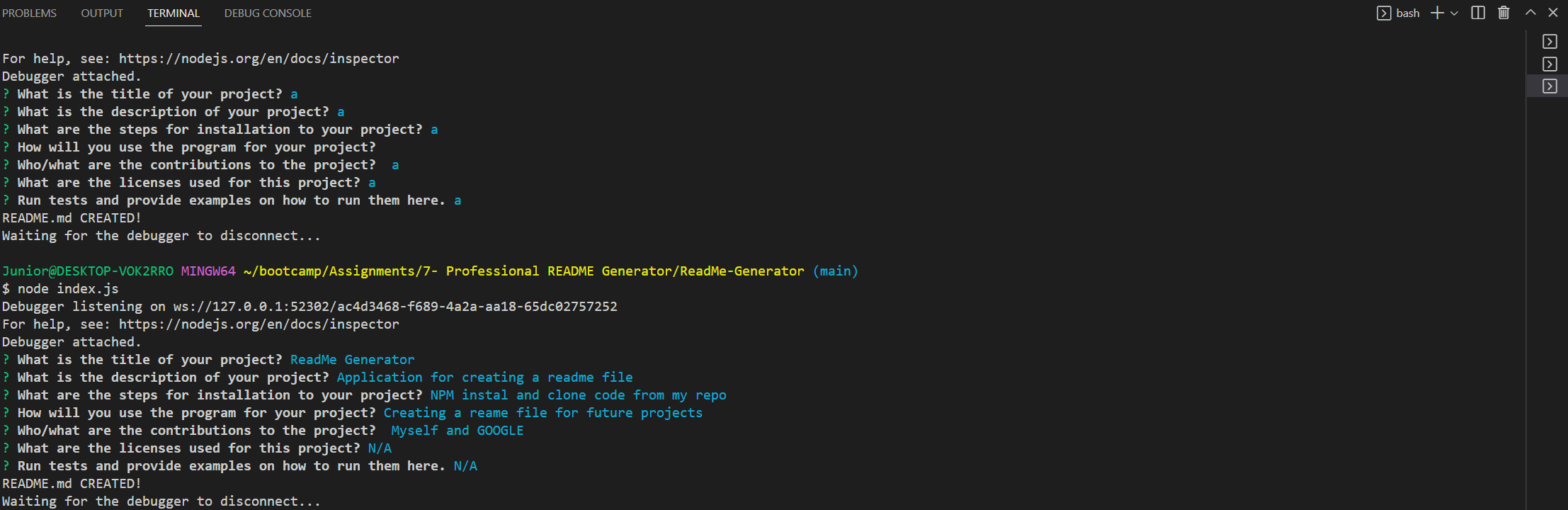 GitHub - Jcroa25/ReadMe-Generator · GitHub