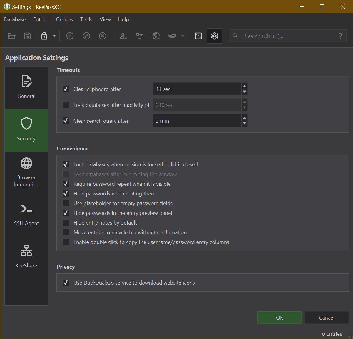 Advanced button in Security tab stopped being visible · keepassxreboot ...