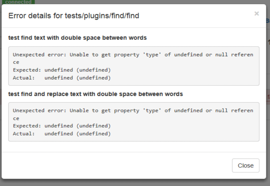 Failing test `/tests/plugins/find/find` · Issue #5054 · ckeditor ...