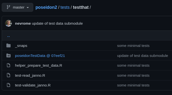 Outsourcing test data with a git submodule · Issue #27 · poseidon ...