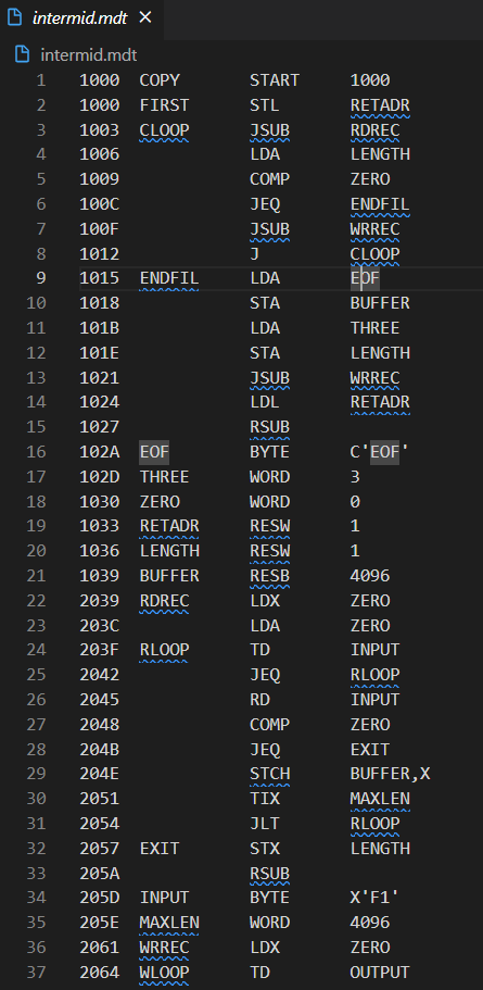 GitHub - Mahmoud-Hijjeh/SIC-Assembler: The project is a simulation of ...