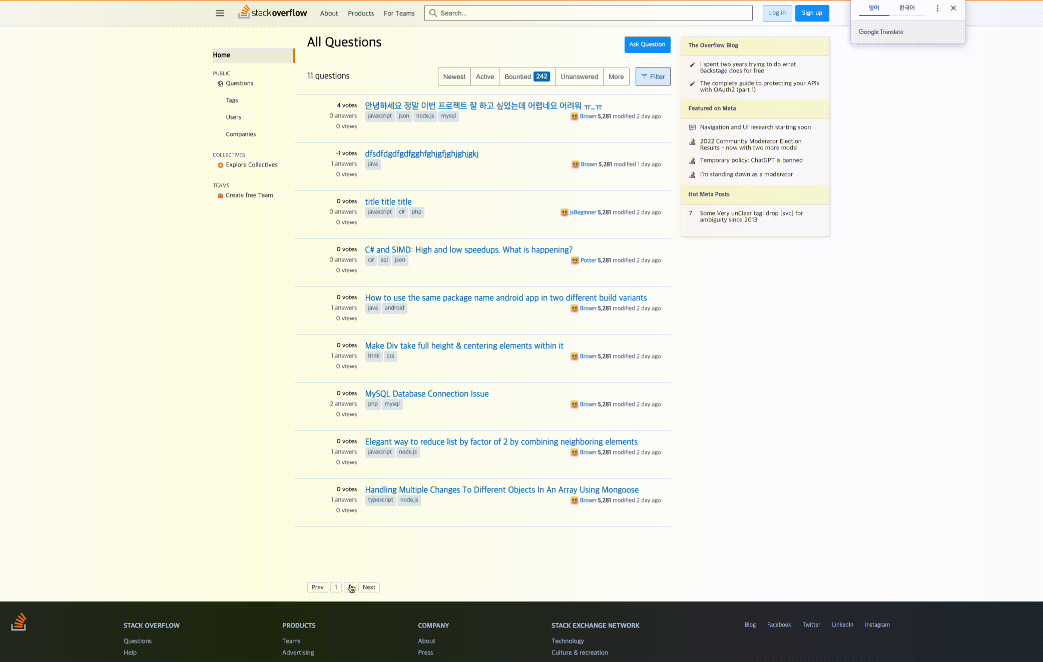 GitHub - Sodasom/StackOverflow-Clone