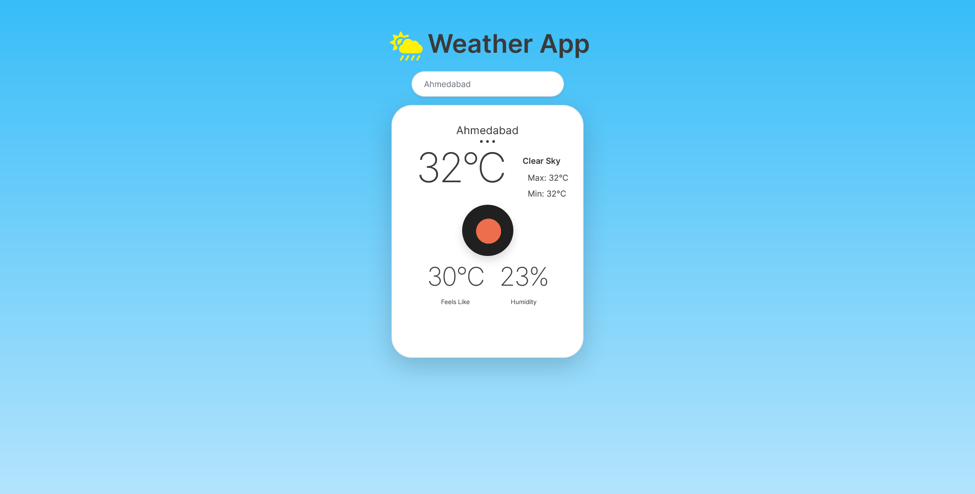 Weather App