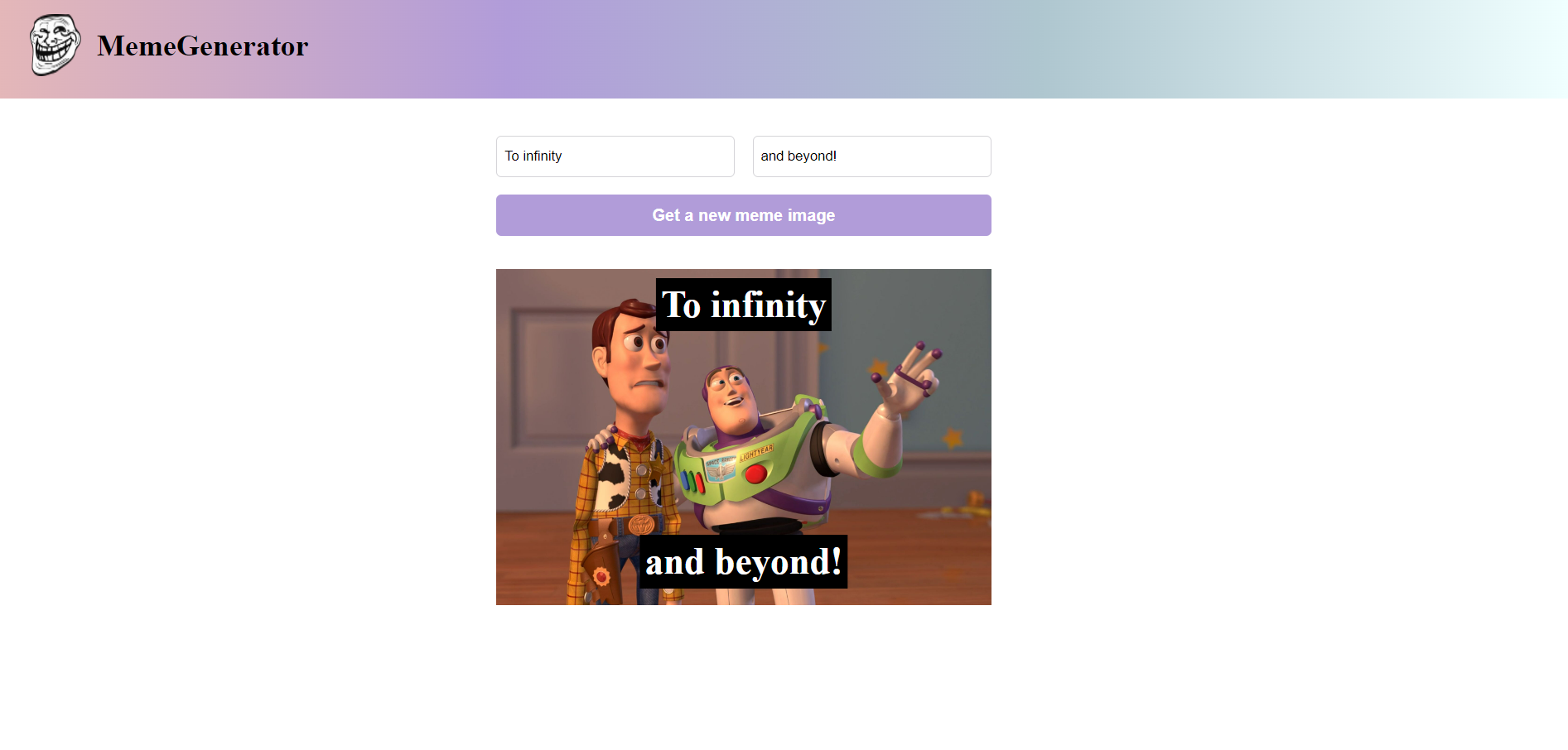 GitHub - mihikadhariwal/meme-generator: Interactive web app in React ...