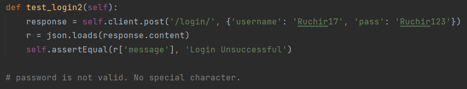 GitHub - Rudra3012/Lab-8_Group20: Python Unit Testing of login module