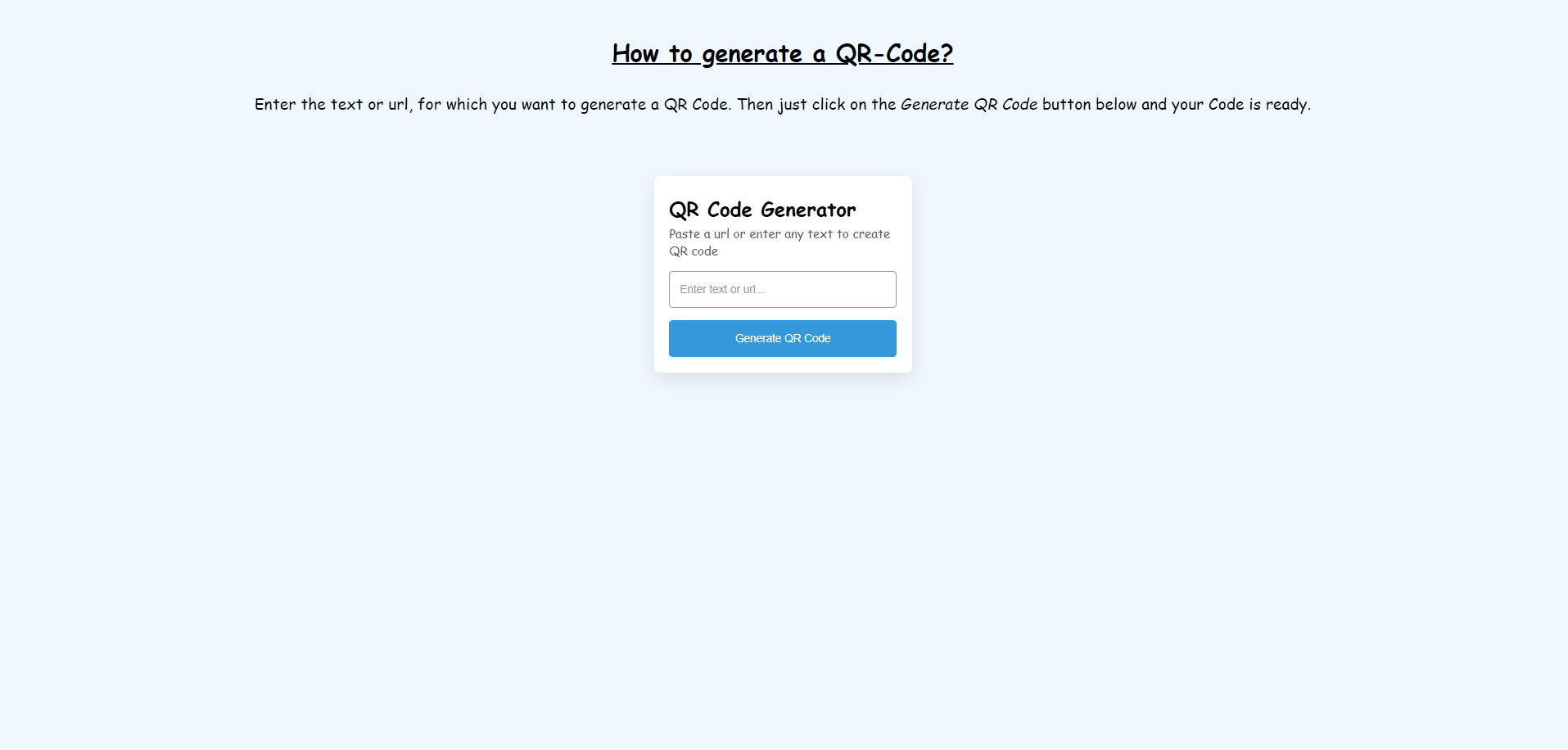 GitHub - Mr-Sharma17/QR-Code_generator: a basic project meant for ...