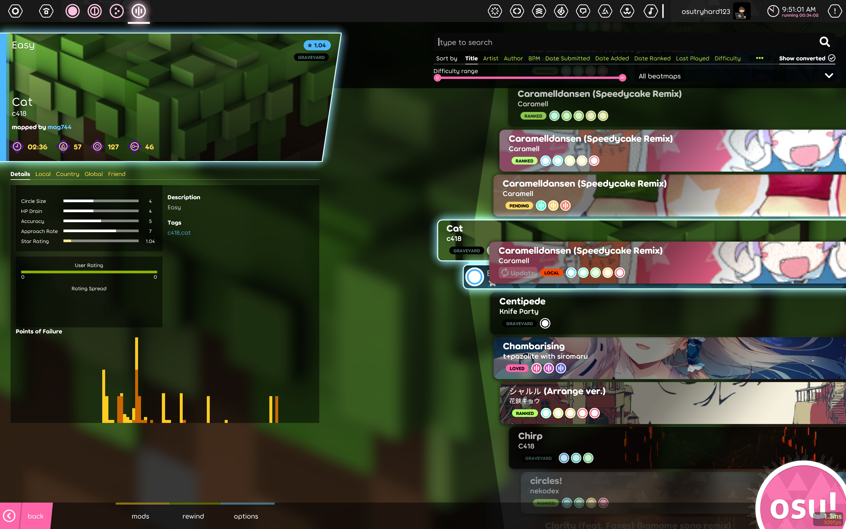 When A Beatmap Updated And Went To Different Beatmap At The Same Time ...