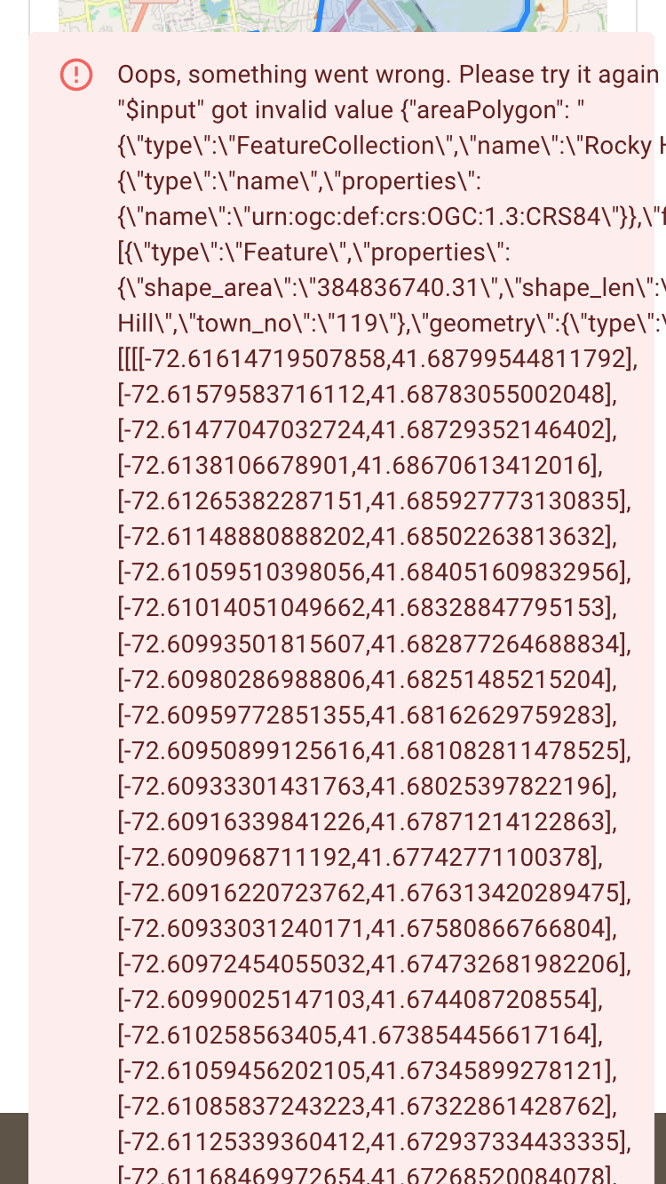 Error creating Landscape with uploaded polygon (On Staging) · Issue ...
