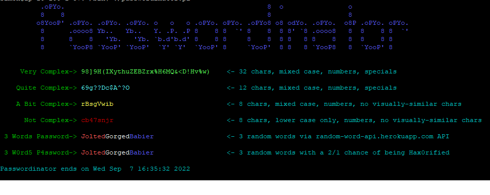 GitHub - CultOfDionysus/passwordinator: Perl script to suggest a range ...